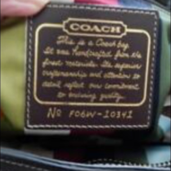 Coach MANDY Legacy Limited Edition Signature Jacquard Leather Satchel Handbag - Picture 10 of 15